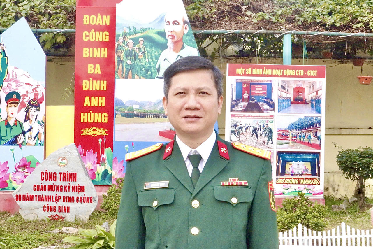 Thượng tá Quách Hữu Thanh, Phó Chính ủy Lữ đoàn 72, Binh chủng Công binh.
