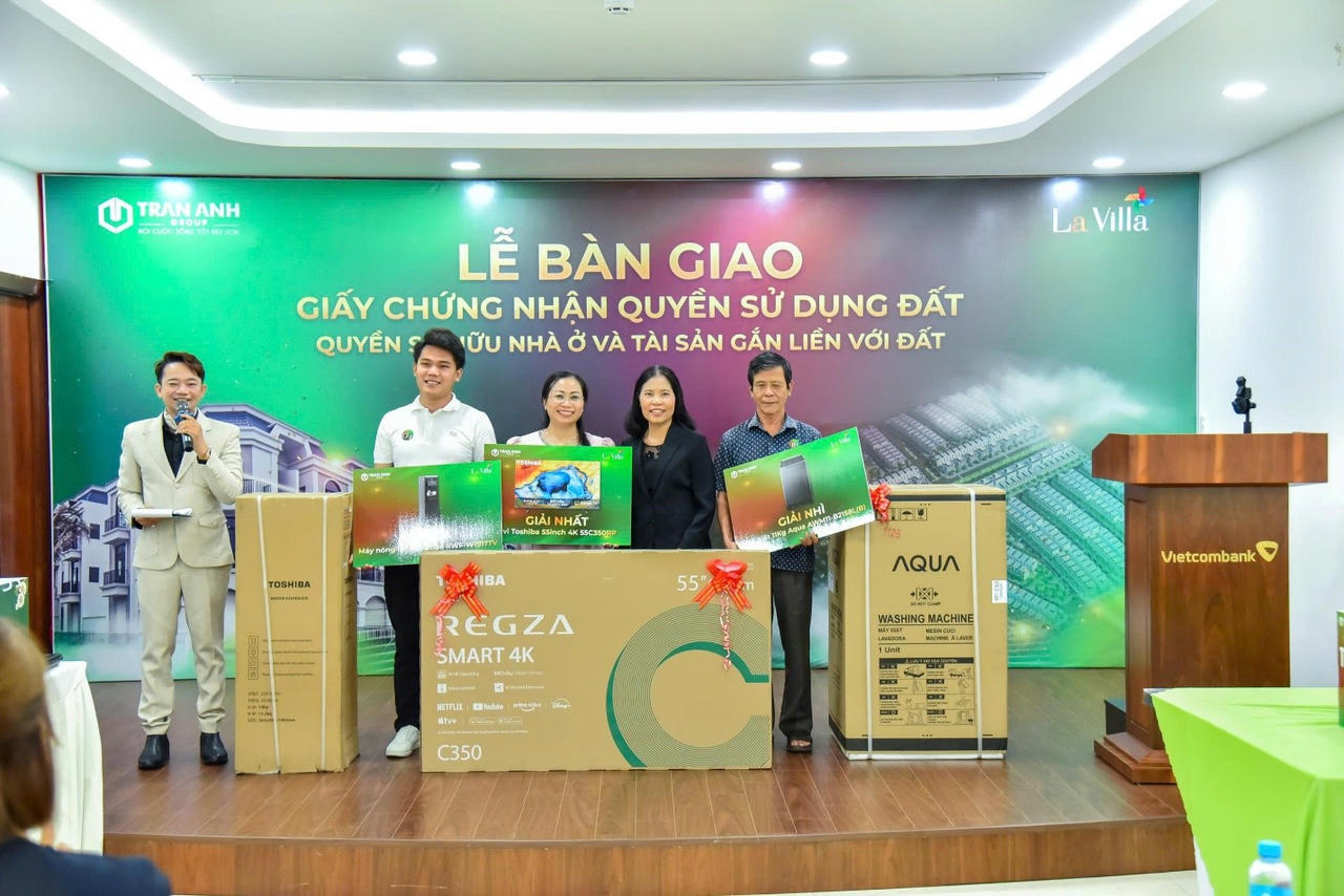 Chương trình rút thăm trúng thưởng dành cho những khách hàng may mắn