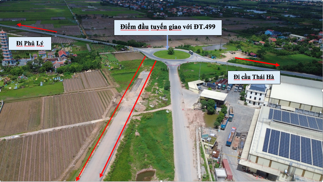 Tuyến đường nối hai di tích quốc gia đặc biệt cần Quyết liệt tháo gỡ vướng mắc GPMB để bàn giao cho nhà thầu thi công theo tiến độ dự án . (Ảnh: Trung Nghĩa)