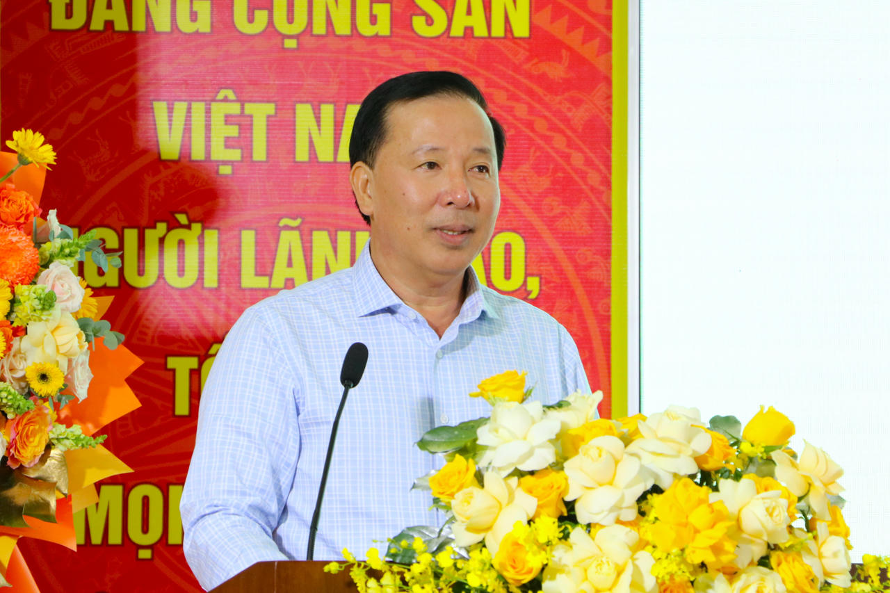 Ông Nguyễn Văn Út - Chủ tịch UBND tỉnh, Trưởng Ban chỉ đạo THADS tỉnh Đồng Nai đánh giá cao những kết quả ngành THADS tỉnh đạt được.