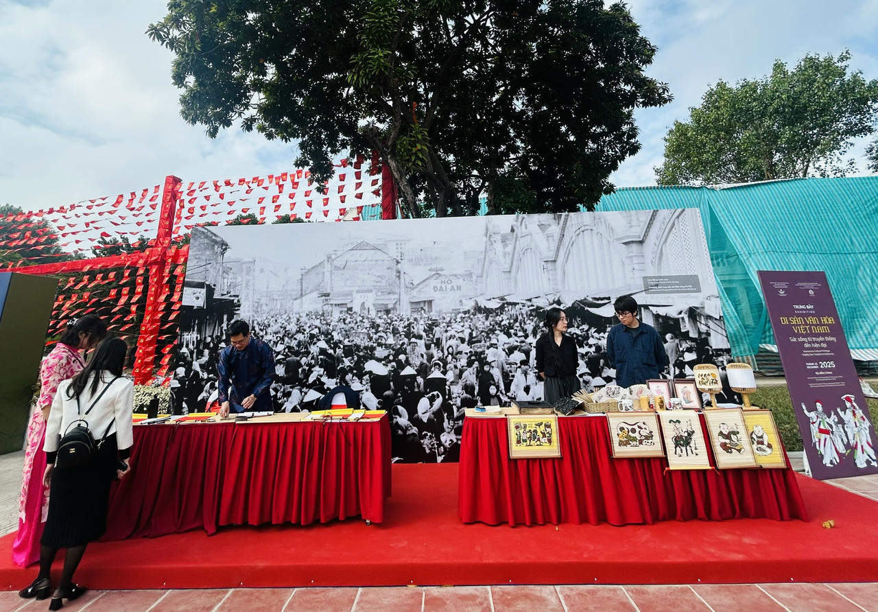 Trưng bày diễn ra từ ngày 23/12/2025 đến 15/1/2026 (ảnh Thùy Dương).