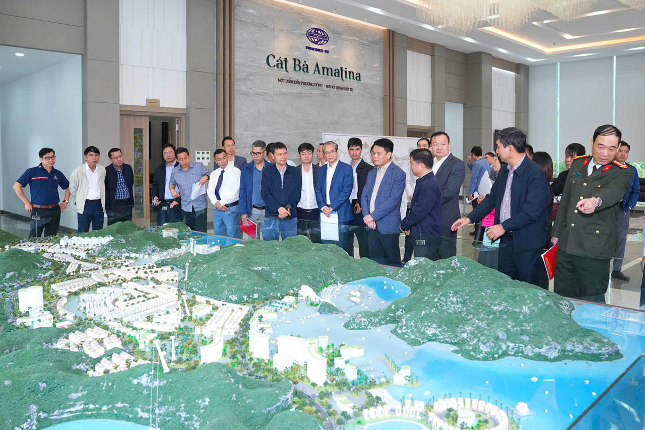 Chủ tịch UBND TP Hải Phòng kiểm tra tiến độ các dự án du lịch trọng điểm tại Cát Bà
