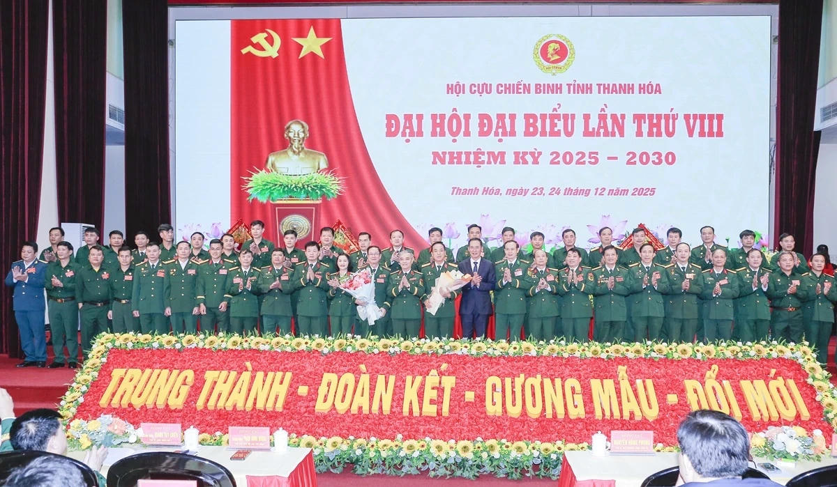 Hội CCB tỉnh Thanh Hóa ra mắt Ban Chấp hành nhiệm kỳ 2025-2030.