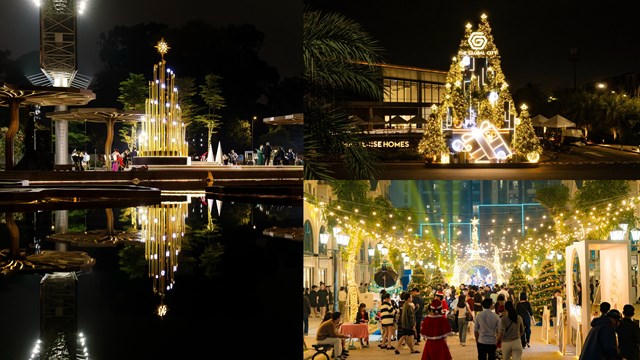 Trong khi đó, ở những không gian ngoài trời, The Global City, Malibu Walk hay Grand Marina Saigon mở ra những “phông nền sống động” cho mùa lễ hội – nơi kiến trúc, cảnh quan và nhịp sống cộng đồng cùng cộng hưởng, tạo nên bầu không khí lễ hội mang tính lan tỏa.