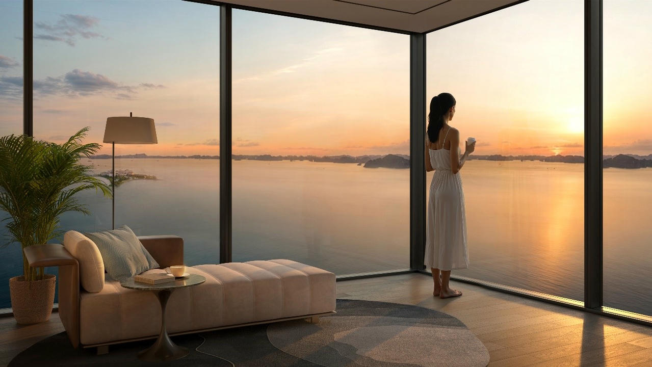 Từ khung cảnh vịnh biển nên thơ, cho đến nhịp sống thời thượng nơi bãi biển, tổ hợp Sailing Club và bầu không khí thương mại hứng khởi tại “all-in-one hub"…đều được thu trọn trong tầm mắt của cộng đồng ưu tú từ mỗi không gian sống tại Aria Bay.