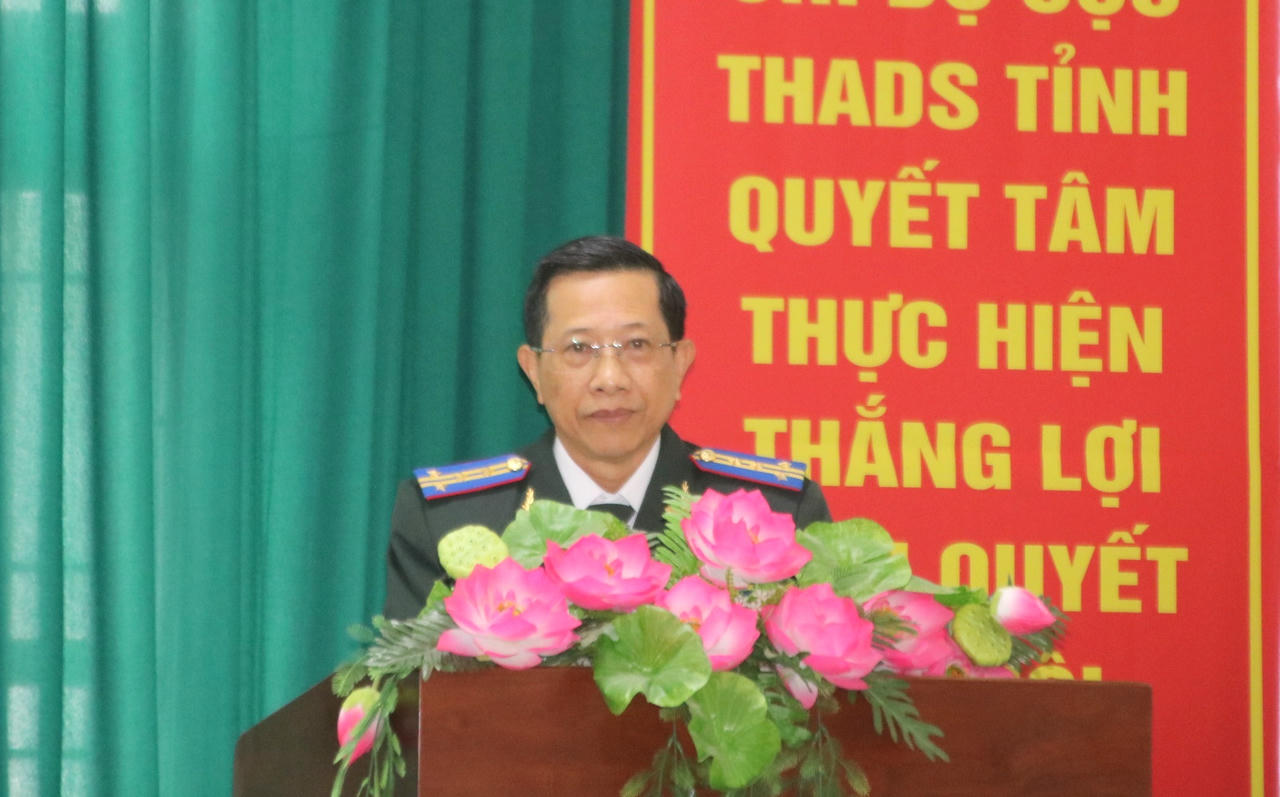 Ông Nguyễn Xuân Hồng - Trưởng THADS tỉnh Gia Lai phát biểu tại lễ ký kết.