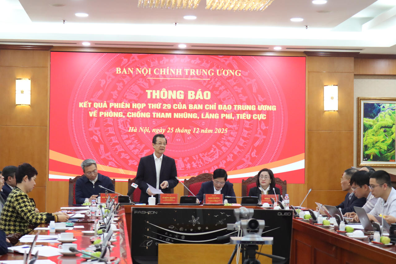 Năm 2026 phấn đấu kết thúc điều tra, xử lý 21 vụ án, 5 vụ việc thuộc diện Trung ương theo dõi, chỉ đạo