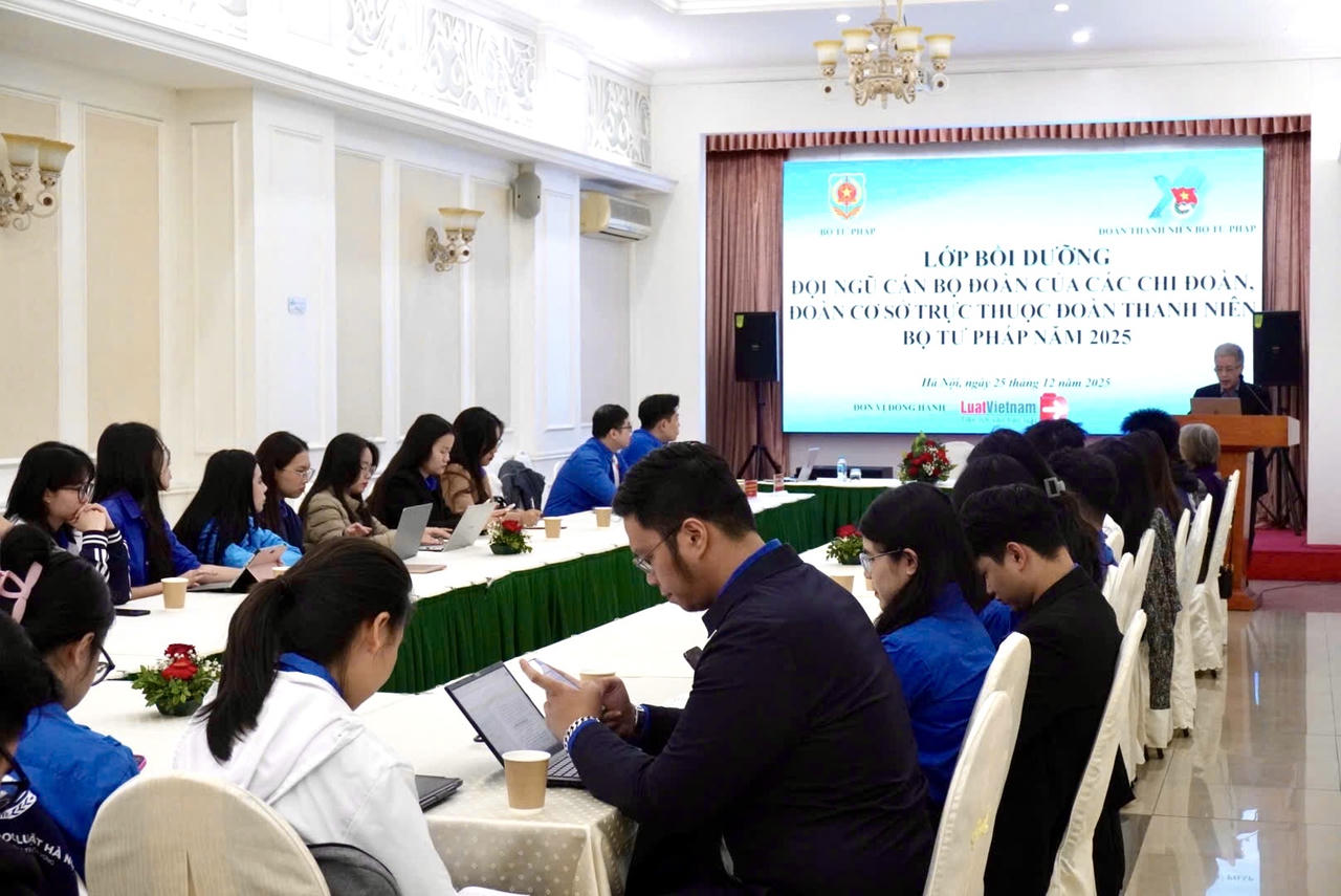 Đoàn Thanh niên Bộ Tư pháp: Bồi dưỡng, nâng cao nhận thức chính trị, trang bị kỹ năng, nghiệp vụ công tác Đoàn