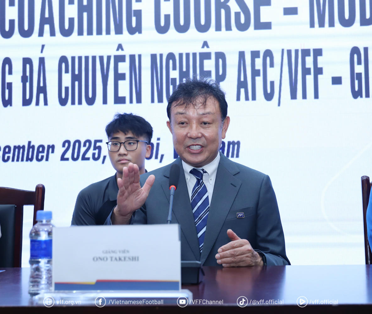 Ông Takeshi Ono – Phó Giám đốc Kỹ thuật AFC (Ảnh VFF)