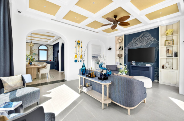 Thiết kế nội thất linh hoạt đáp ứng hoàn hảo nhu cầu an cư và đầu tư. (Ảnh: Ánh Dương)