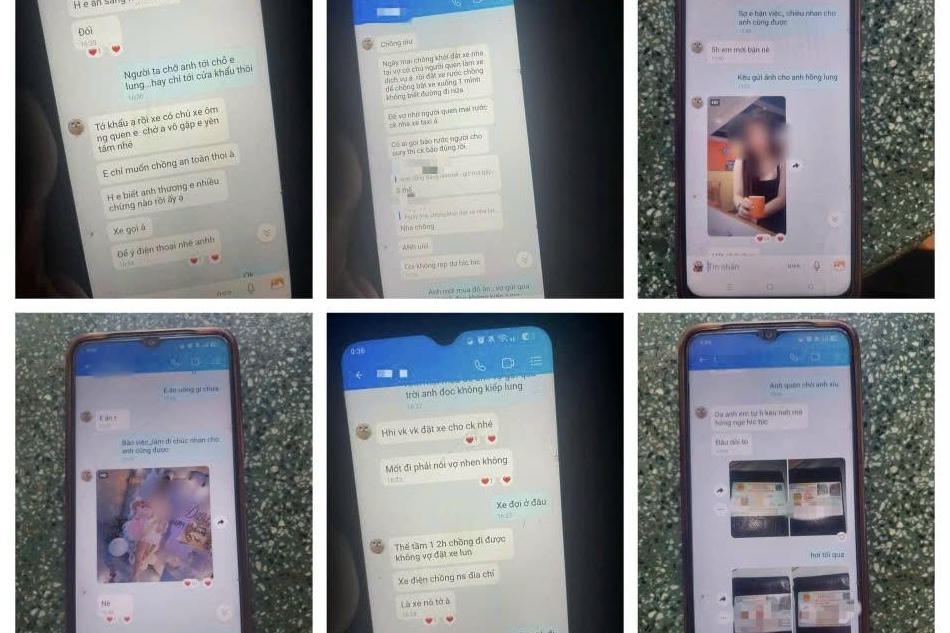 Tin nhắn trao đổi giữa anh T và nick Zalo ảo dụ dỗ qua Campuchia.