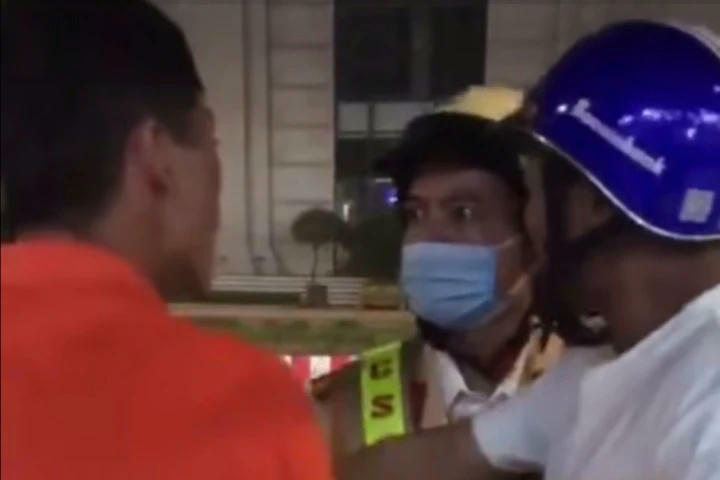 Khởi tố đối tượng đấm CSGT tại chốt kiểm tra nồng độ cồn