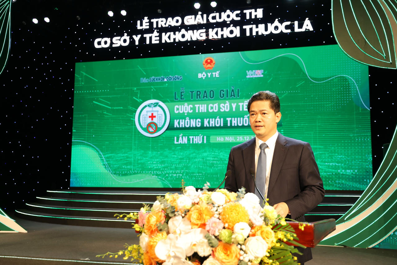 Thứ trưởng Vũ Mạnh Hà phát biểu tại buổi lễ.