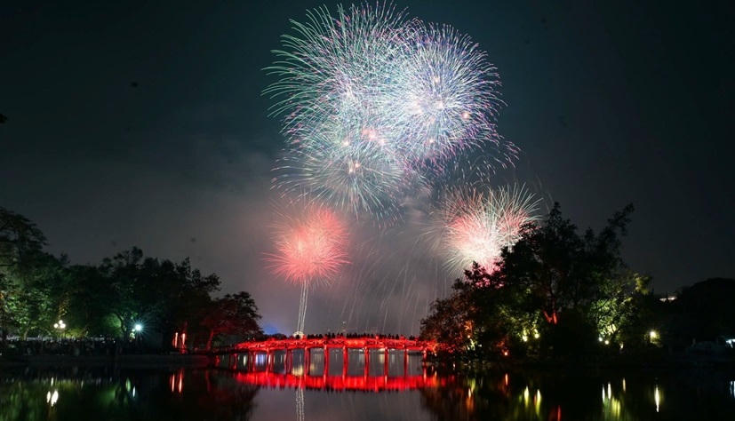Hà Nội tổ chức 6 trận địa bắn pháo hoa Tết Dương lịch 2026