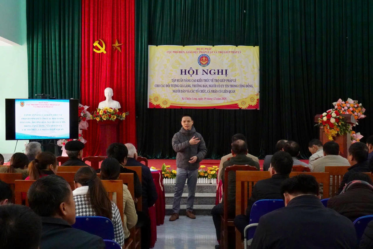 Nâng cao nhận thức đồng bào dân tộc thiểu số về quyền được trợ giúp pháp lý