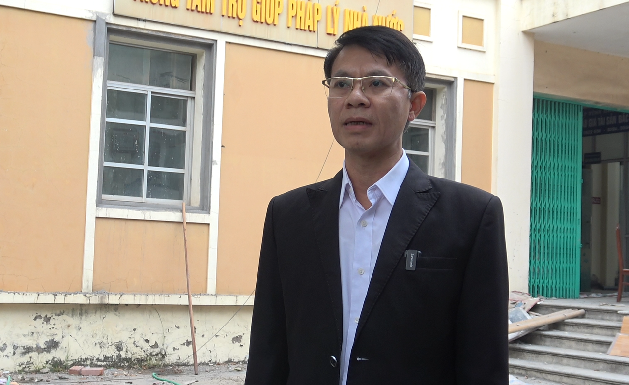 Ông Dương Văn Chung – Quyền Giám đốc Trung tâm Trợ giúp pháp lý Nhà nước Bắc Ninh số 1 (tỉnh Bắc Ninh).