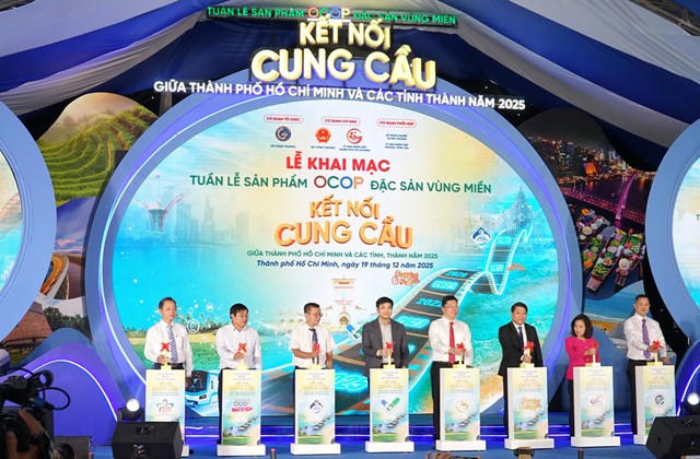 3.000 sản phẩm OCOP từ khắp cả nước quy tụ về TP HCM tham gia Tuần lễ sản phẩm OCOP, đặc sản vùng miền và Kết nối cung - cầu năm 2025. (Ảnh trong bài: Lê Anh)