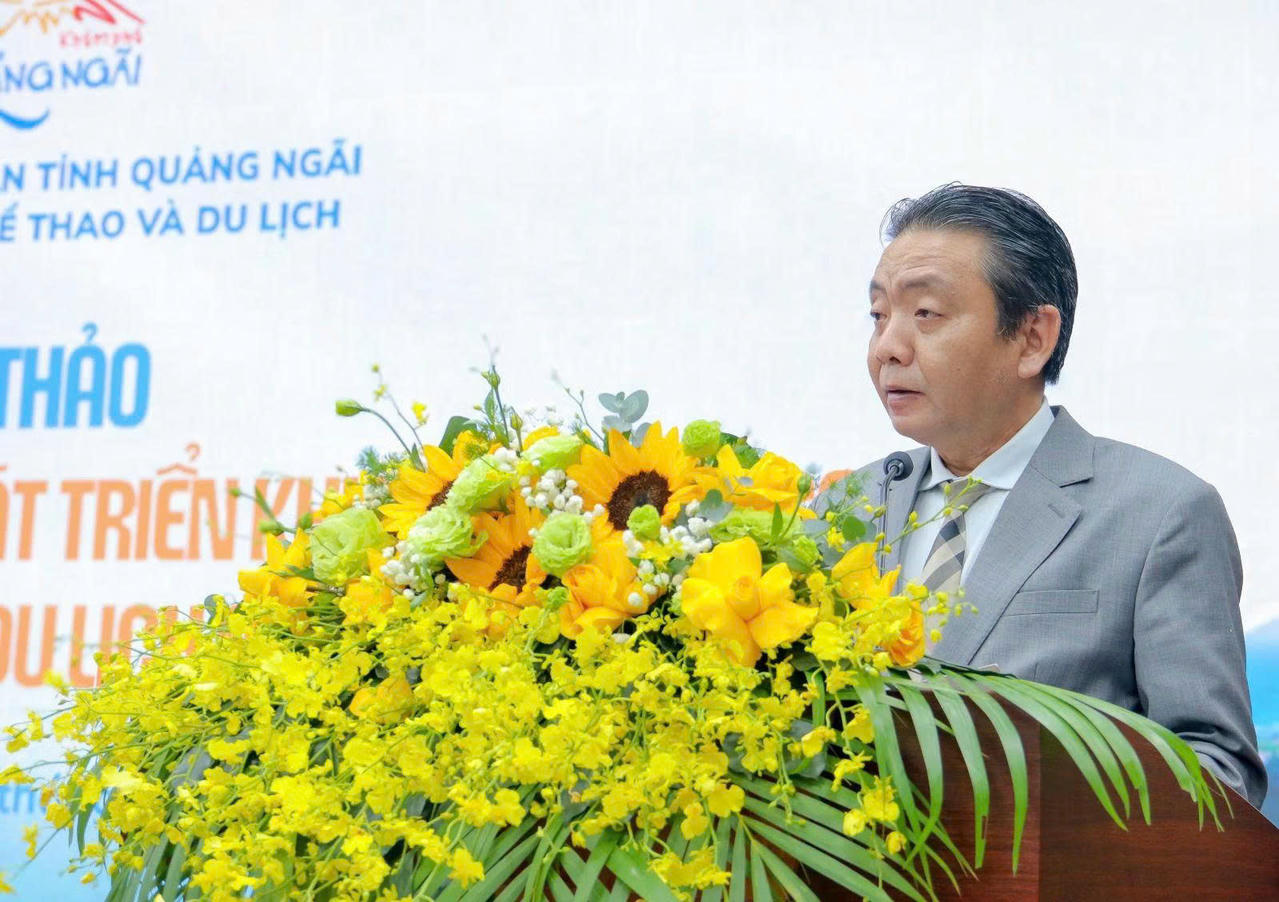 Thứ trưởng Bộ VH-TT&amp;DL Hoàng Đạo Cương phát biểu tại Hội thảo.&nbsp;