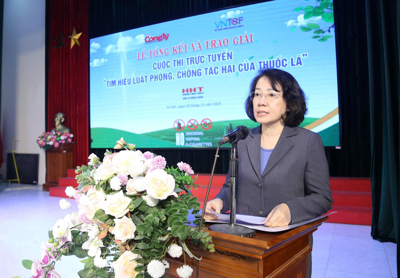 Thạc sĩ, bác sĩ Phan Thị Hải, Phó Giám đốc Quỹ Phòng, chống tác hại của thuốc lá (Bộ Y tế)
