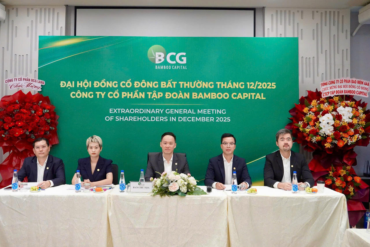 Bamboo Capital tổ chức thành công ĐHĐCĐ bất thường tháng 12/2025