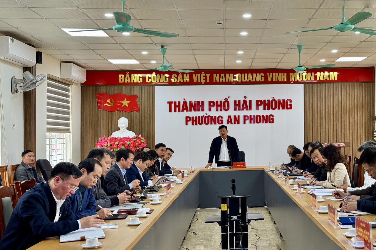 Phó Chủ tịch UBND TP Lê Trung Kiên phát biểu kết luận hội nghị.