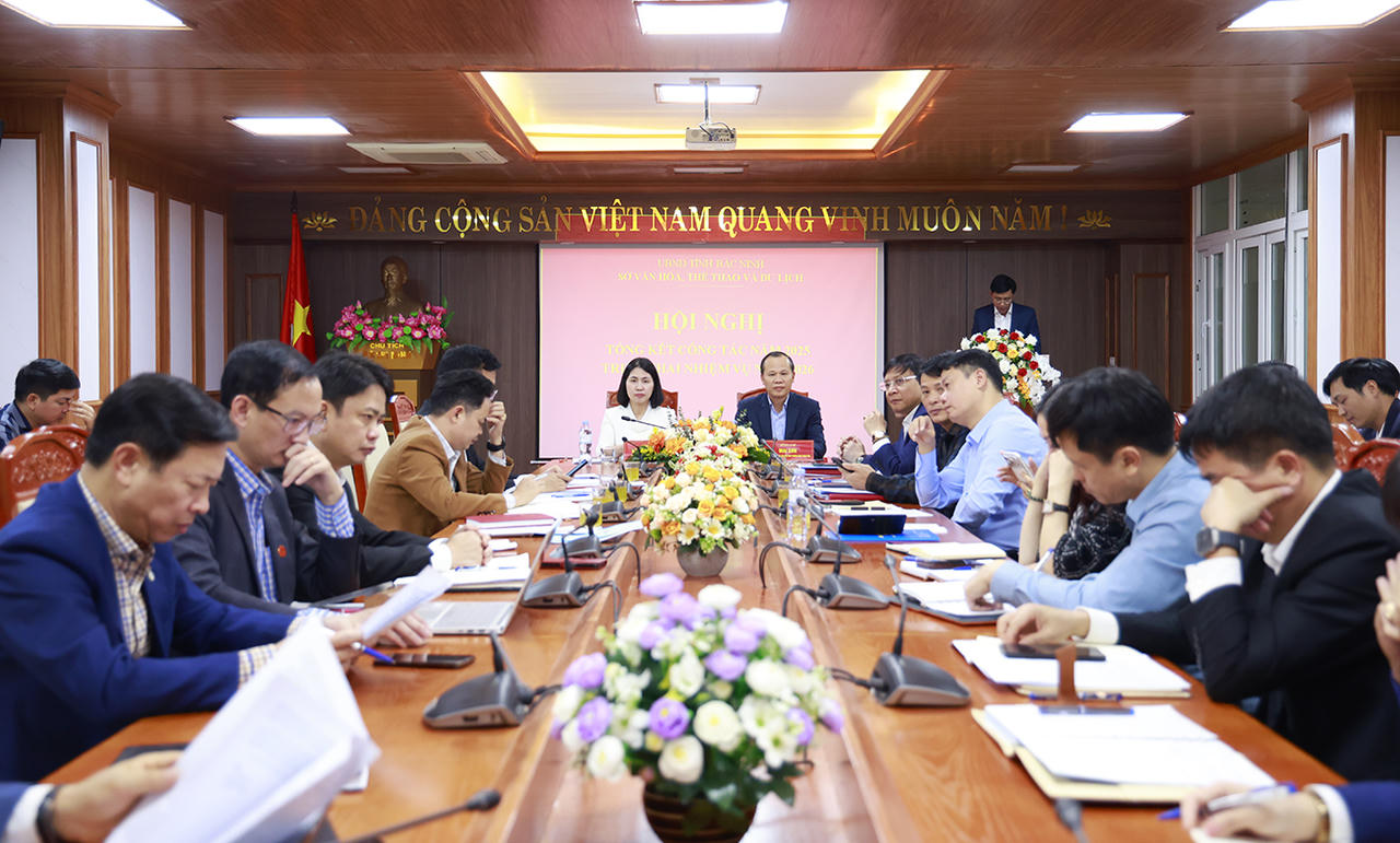 Bắc Ninh: Sở Văn hóa, Thể thao và Du lịch tổng kết công tác năm 2025 và triển khai nhiệm vụ năm 2026 