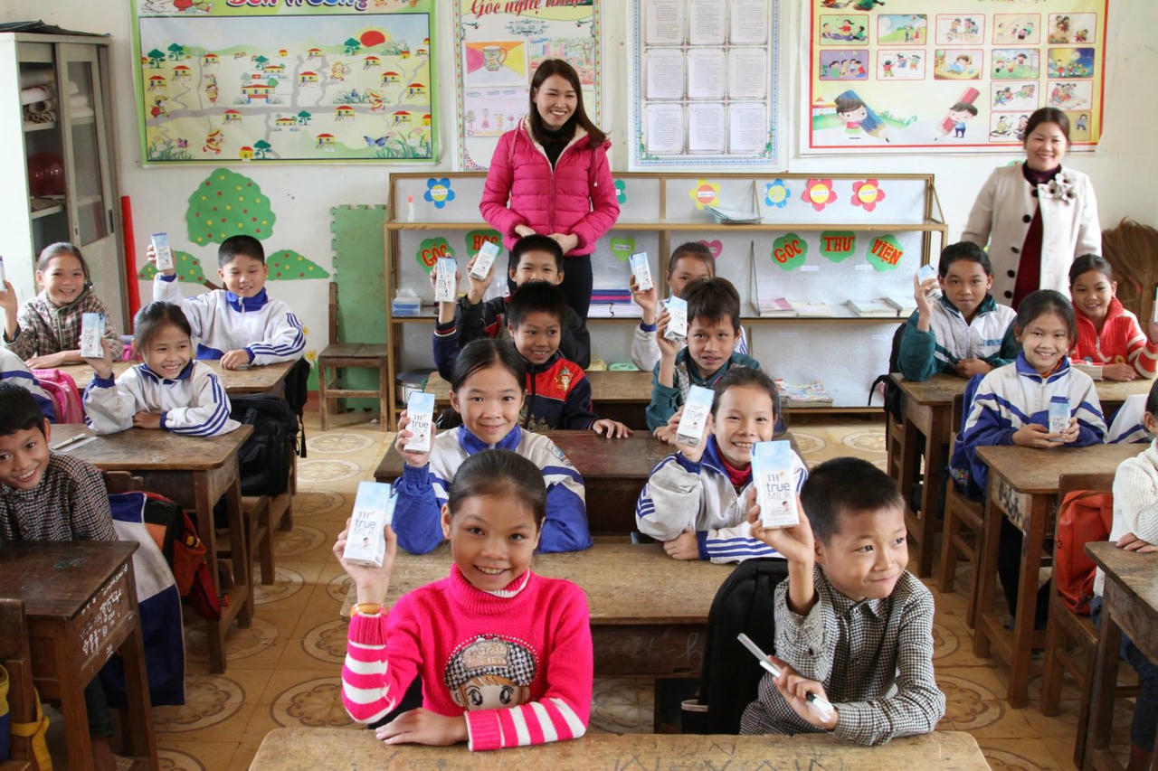 TH là đơn vị khởi xướng chương trình Sữa học đường quốc gia