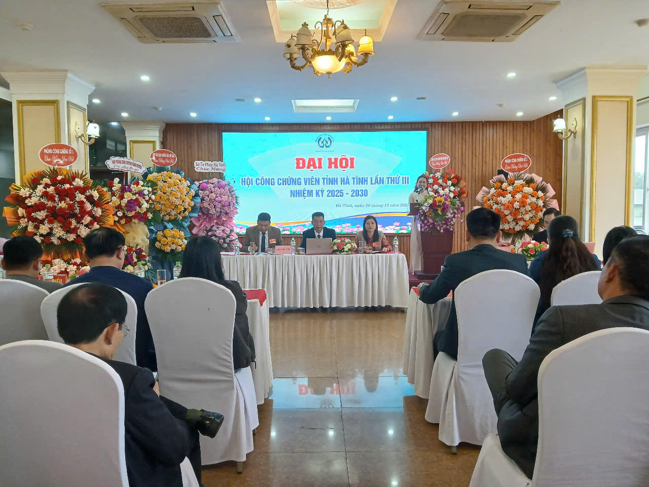 Hội Công chứng viên tỉnh Hà Tĩnh tổ chức Đại hội lần thứ III, nhiệm kỳ 2025-2030..