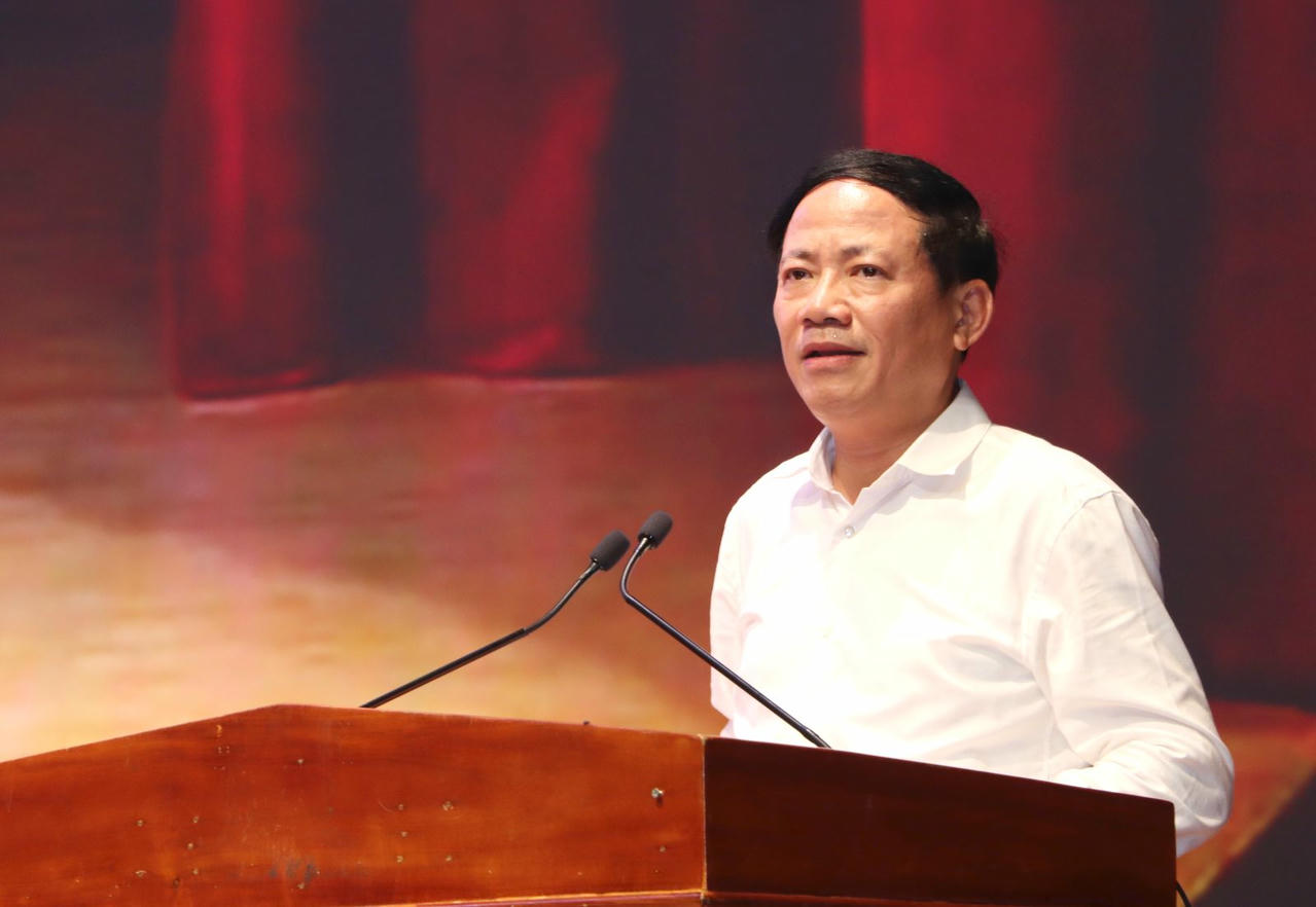 Ông Phạm Anh Tuấn - Chủ tịch UBND tỉnh Gia Lai phát biểu tại Hội nghị.