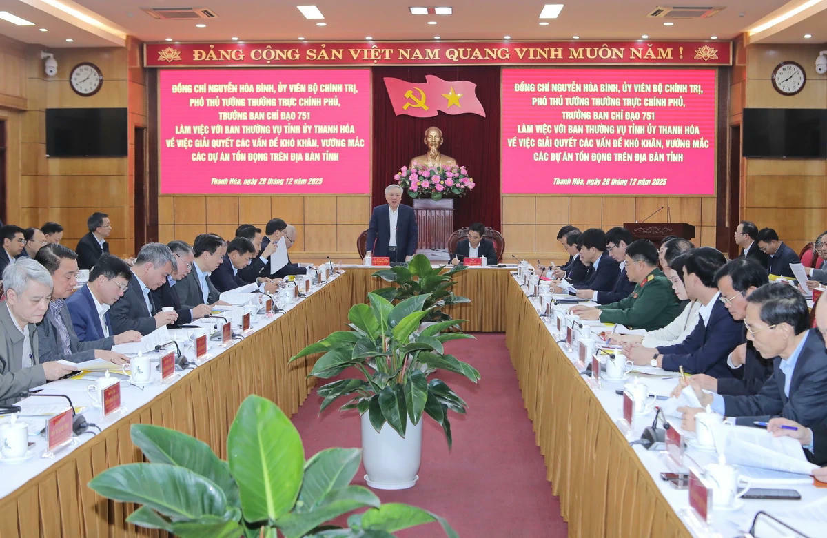 Quang cảnh buổi làm việc.