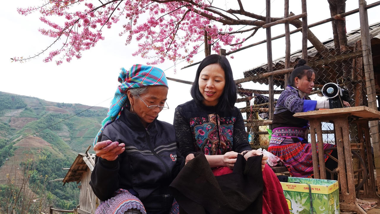 Đến Mù Cang Chải du khách sẽ được hòa mình trải nghiệm không gian văn hóa của người Mông. (Ảnh: A Lù)