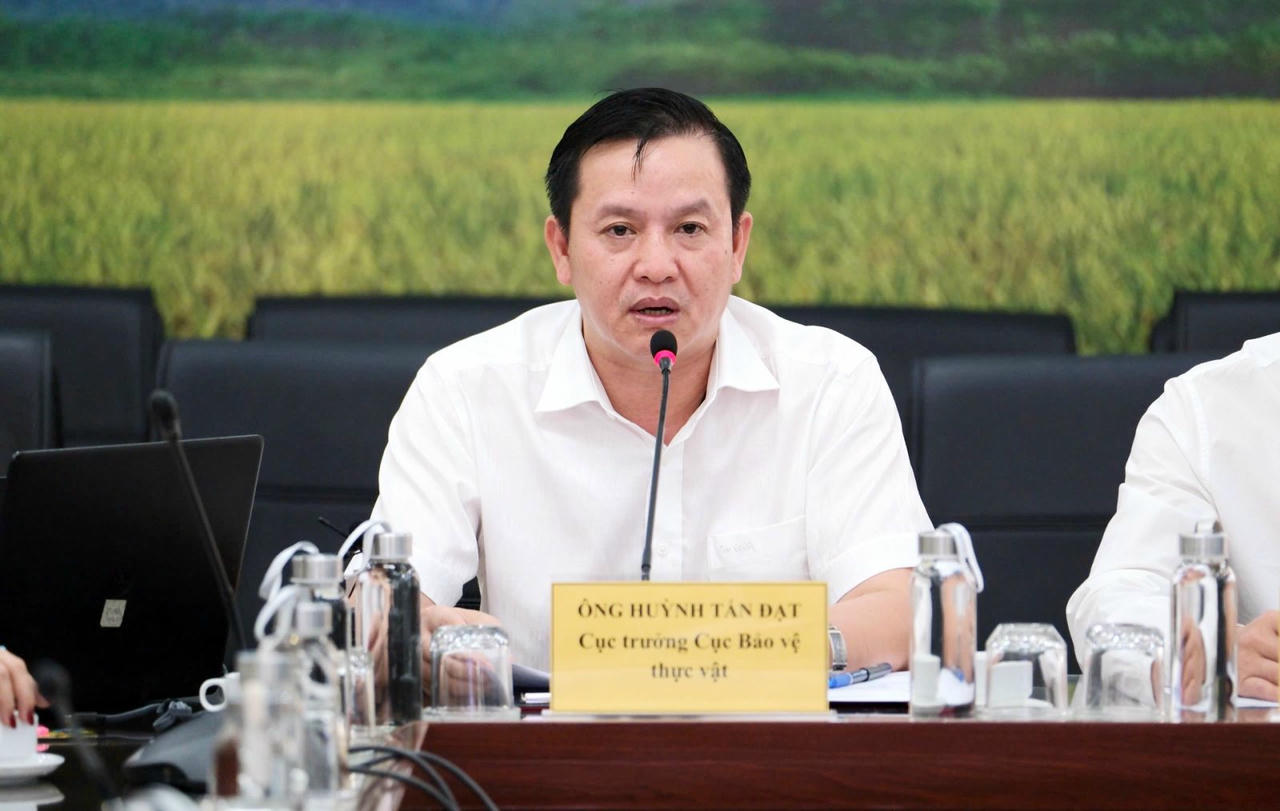 Cục trưởng Cục Trồng trọt và Bảo vệ thực vật  Huỳnh Tấn Đạt.