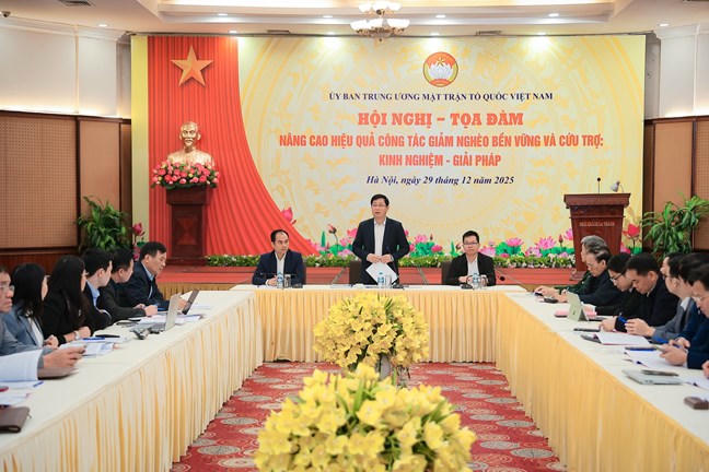 Bàn giải pháp nâng cao hiệu quả công tác giảm nghèo bền vững và cứu trợ