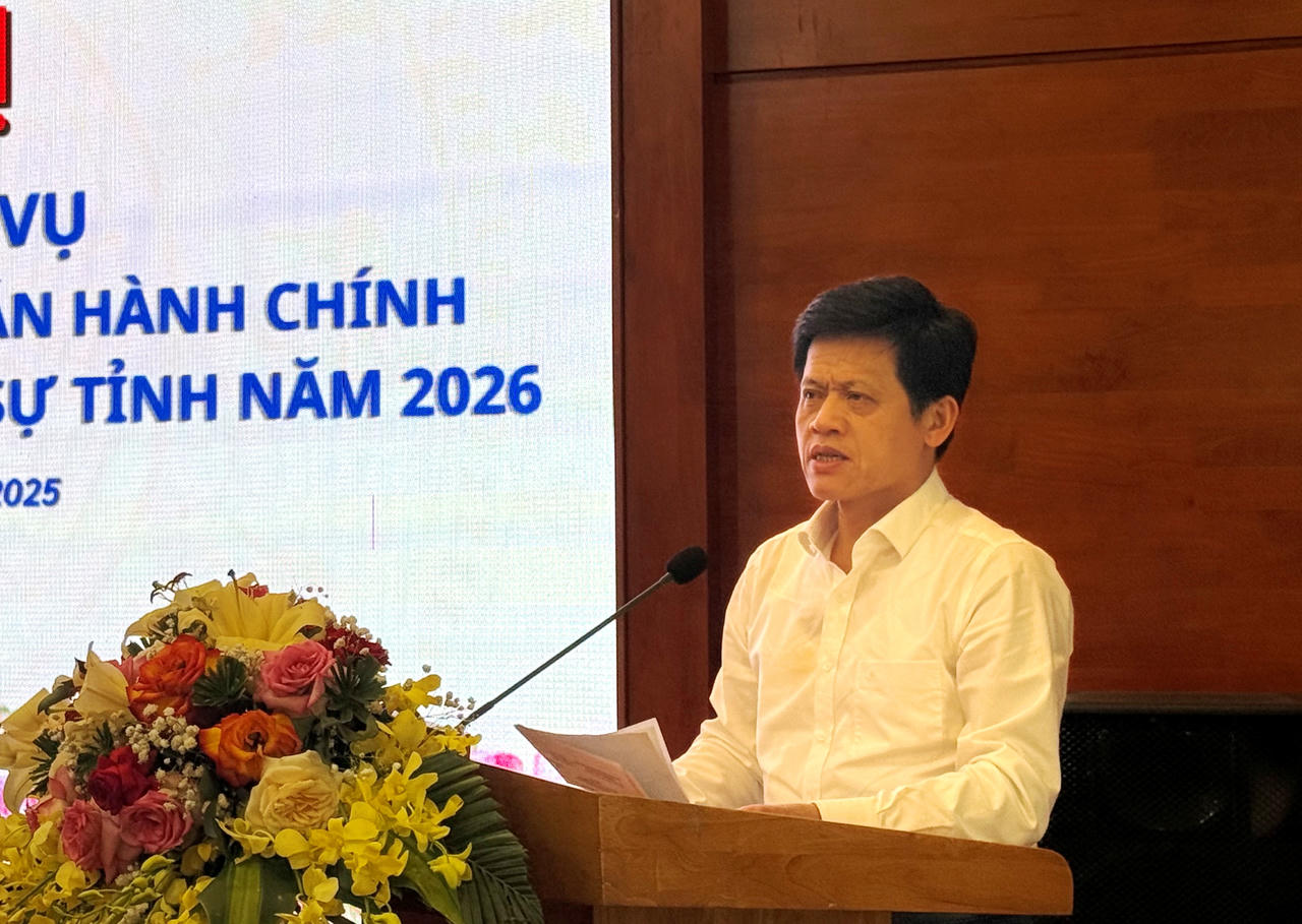 Ủy viên Ban Thường vụ Tỉnh ủy, Phó Chủ tịch UBND tỉnh Quảng Trị Lê Văn Bảo kỳ vọng ngành THADS tỉnh nhà sẽ có một năm công tác đạt kết quả cao.