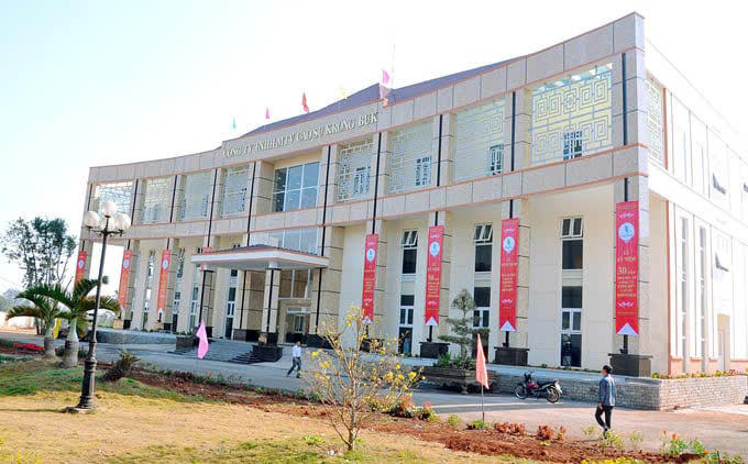 Trụ sở Công ty TNHH MTV Cao su Krông Búk.