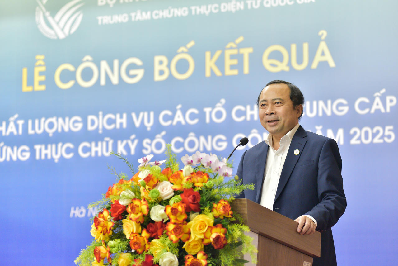 Thứ trưởng Thường trực Vũ Hải Quân phát biểu tại buổi Lễ.