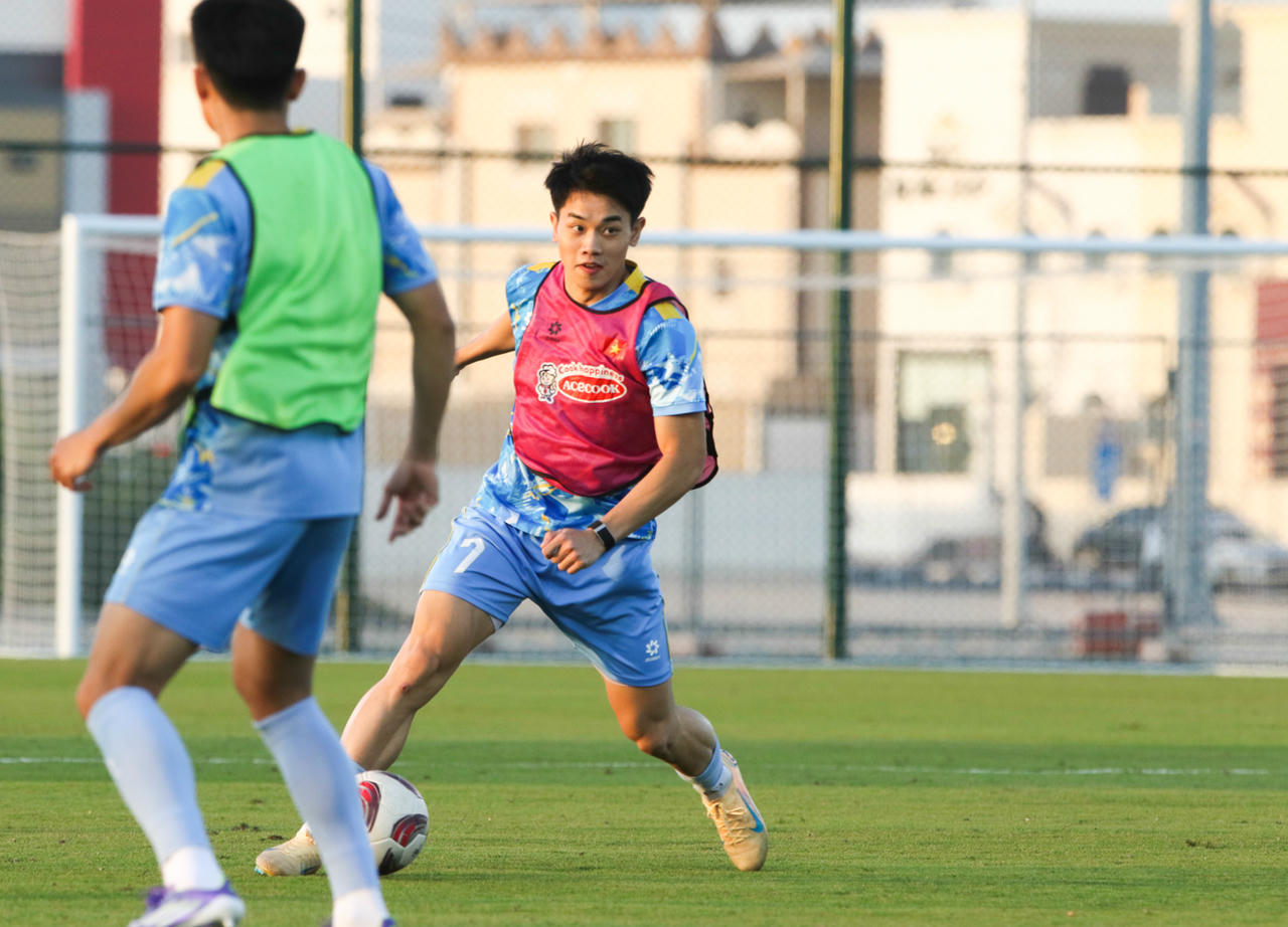 Đình Bắc được đánh giá là nhân tố bùng nổ của U23 Việt Nam (Ảnh VFF)