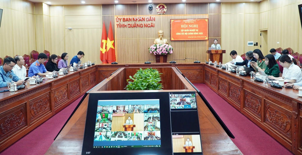 Ban Nội chính Tỉnh ủy Quảng Ngãi tổ chức tập huấn công tác Nội chính Đảng, tháng 12/2025.