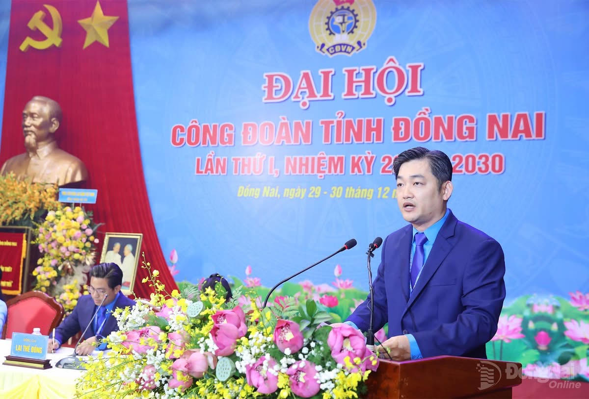 Ông Nguyễn Quốc Dũng được chỉ định tiếp tục làm Chủ tịch LĐLĐ tỉnh Đồng Nai. (Ảnh: BĐN).