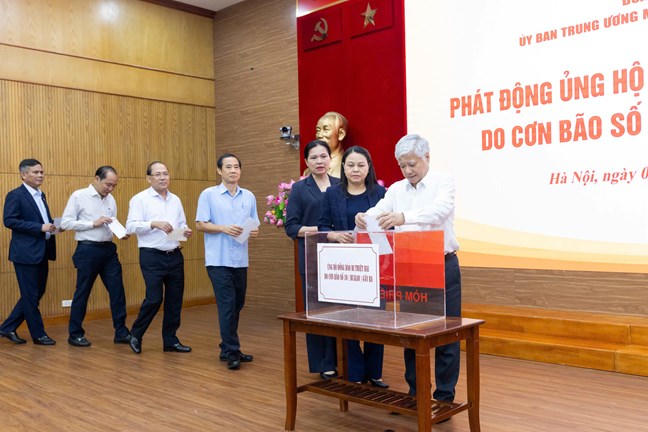 Đoàn Chủ tịch Ủy ban Trung ương MTTQ Việt Nam đã 2 lần ra lời kêu gọi ủng hộ đồng bào bị thiệt hại do mưa bão và lũ lụt gây ra