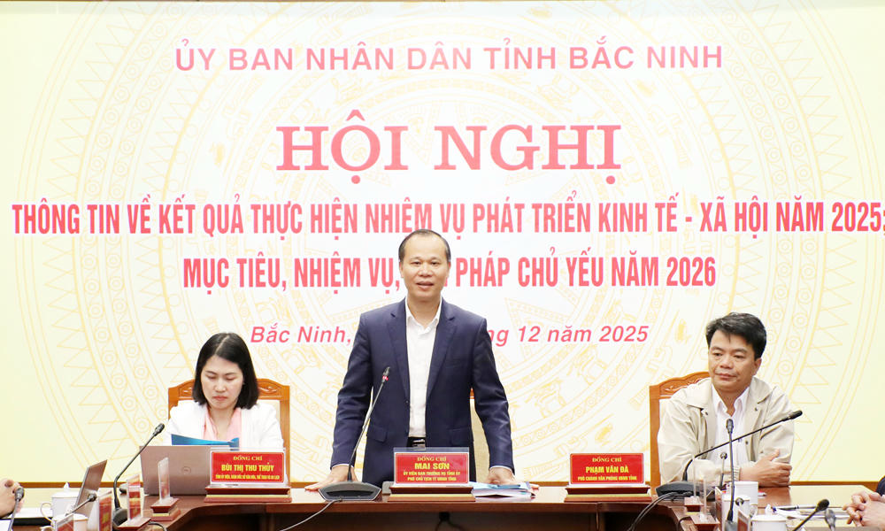 Bắc Ninh đặt mục tiêu tăng trưởng hai con số năm 2026, nhiều nhóm giải pháp được triển khai đồng bộ