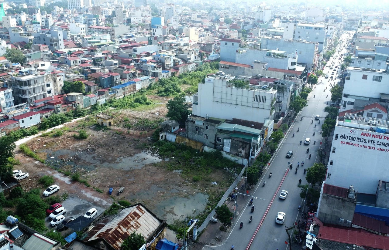 Khu đất Dự án đầu tư xây dựng chỉnh trang đô thị.