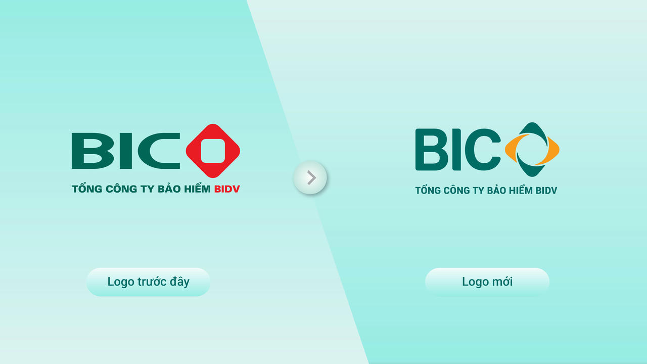 Sự chuyển đổi từ logo cũ sang logo mới của BIC