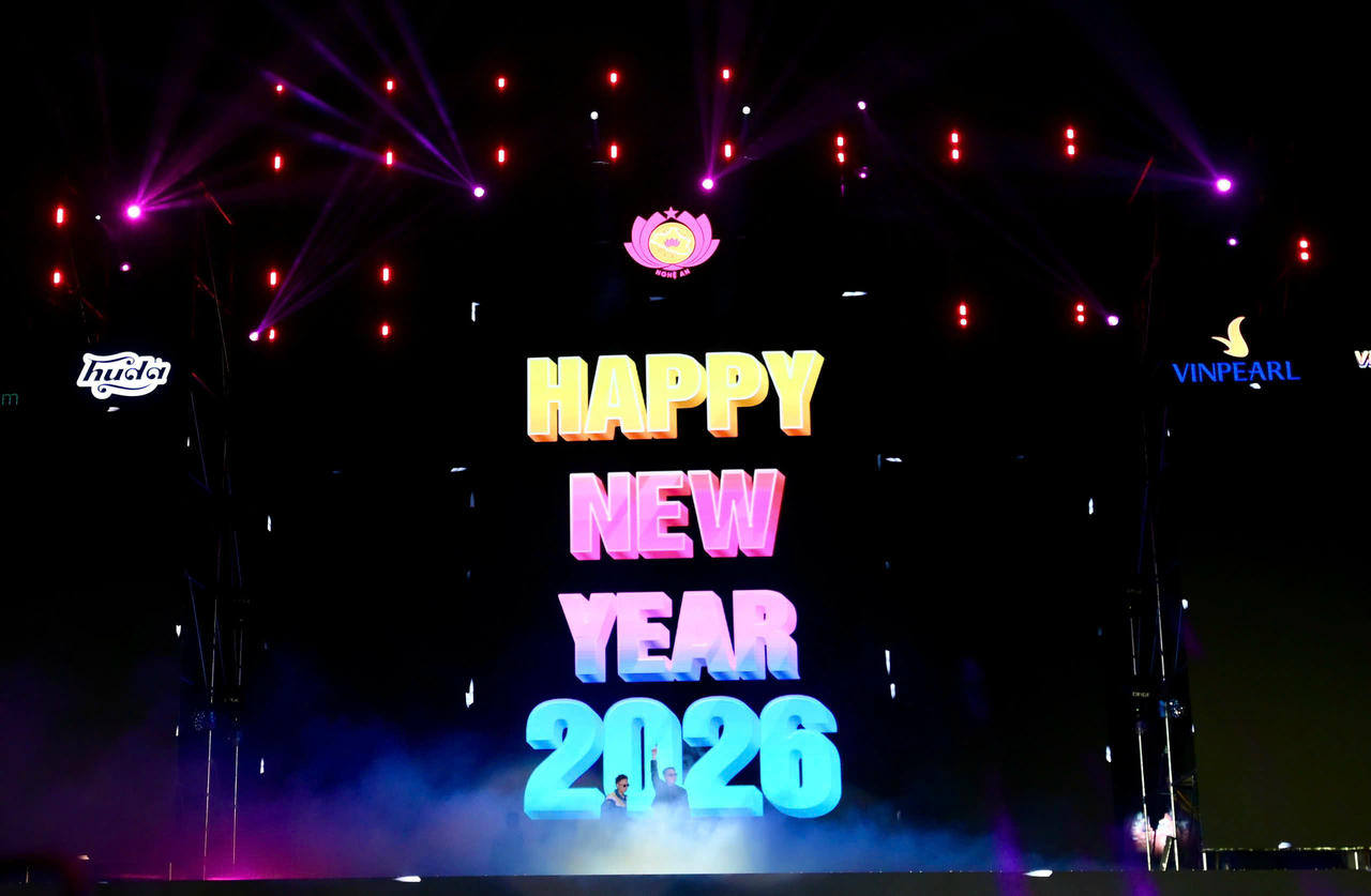 Dấu ấn rực rỡ 'Nghệ An chào 2026 - Hào khí Sông Lam'