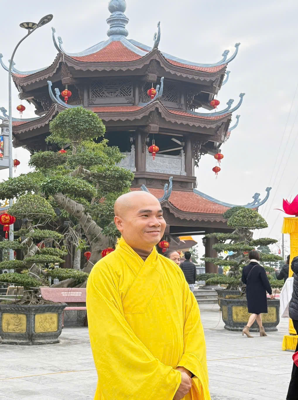 Thượng tọa Thích Nhật Khánh, trụ trì chùa Bình A cho biết: Chùa Bình A xưa bị bom lửa chiến tranh tàn phá hoàn toàn. Năm 1994, Chùa mới được xây dựng lại&nbsp; trên diện tích 1.200m2. Sau các đợt trùng tu, khuôn viên của Chùa Bình A tính đến năm 2018 rộng khoảng 13.000m2.