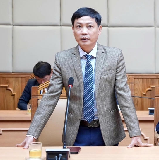 Ông Nguyễn Ngọc Phương phát biểu: "Sẽ nhanh chóng tiếp cận thực tiễn ở cơ sở, giữ vững nguyên tắc, phát huy tinh thần nêu gương, gần dân, sát dân"