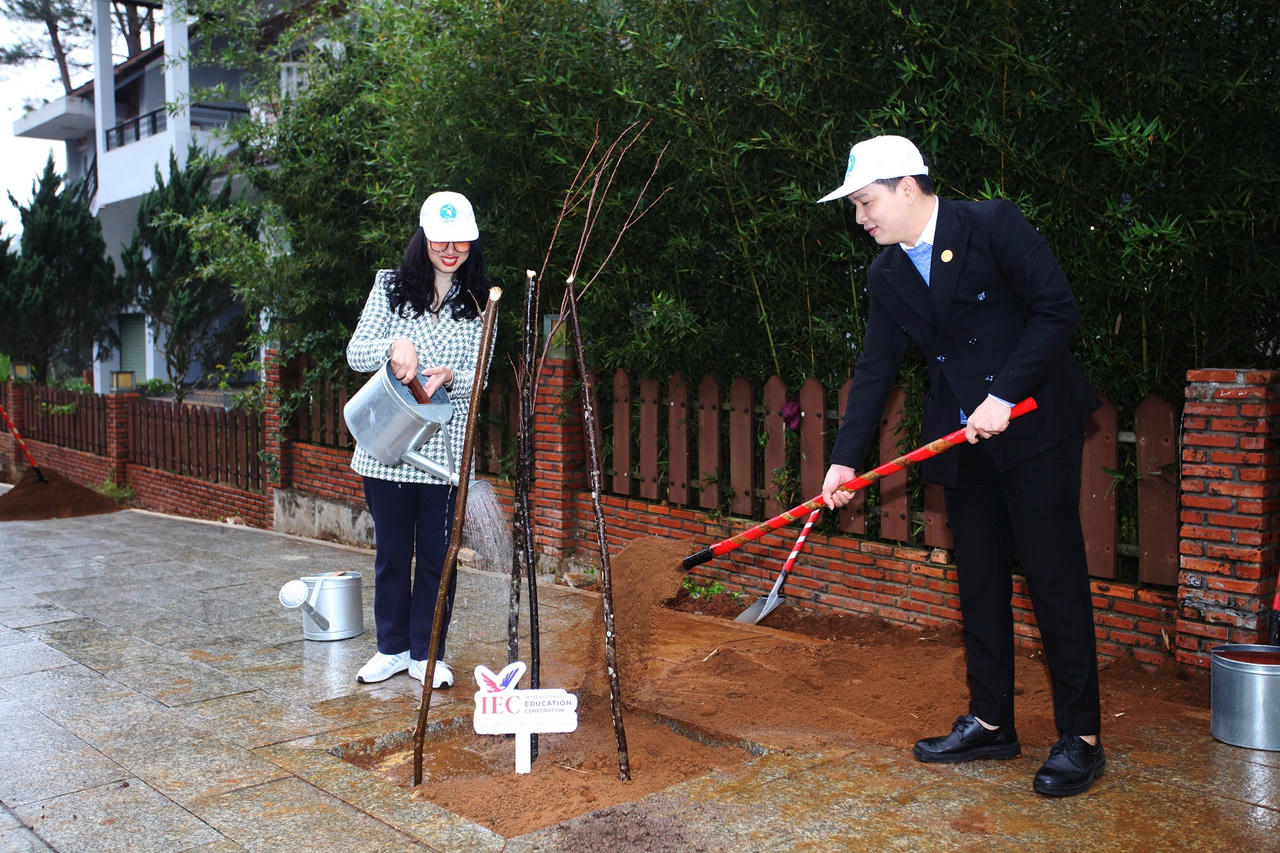 1,000 cây hoa anh đào mang tên IEC sẽ góp phần phát triển du lịch bền vững cho Xã Măng Đen.