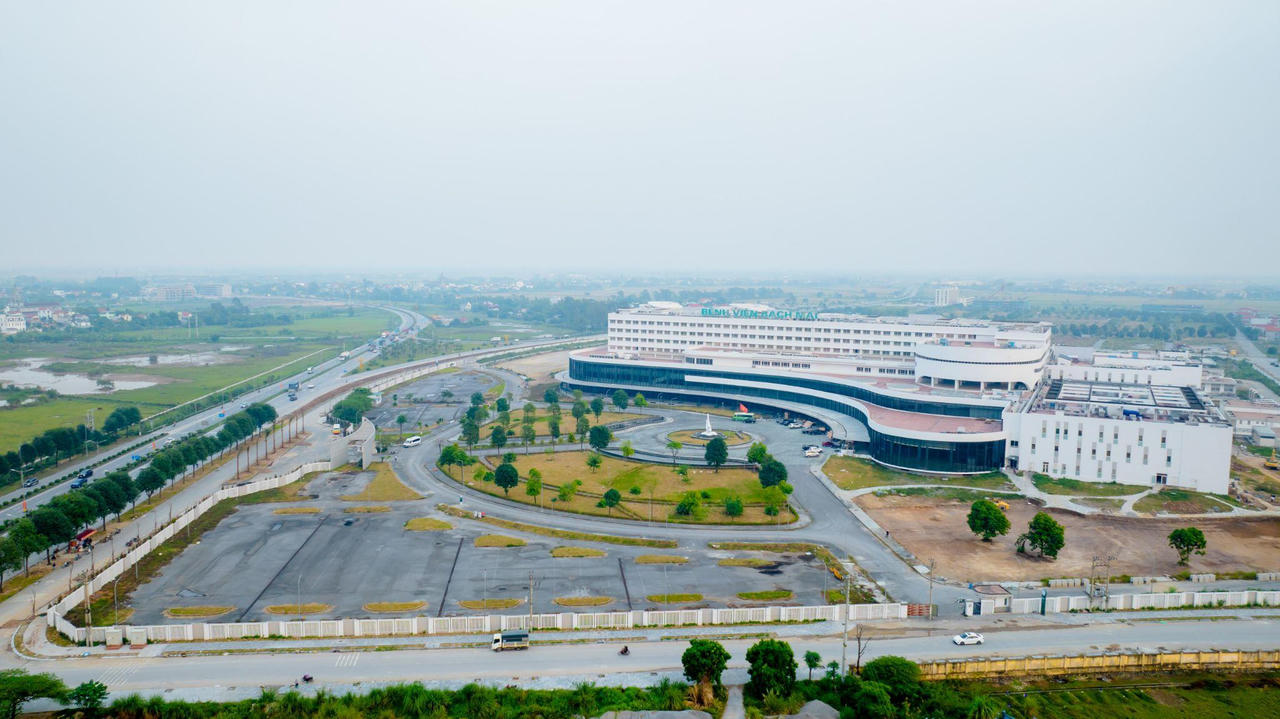 Cơ sở 2 Bệnh viện Bạch Mai và Bệnh viện Hữu nghị Việt Đức chính thức khánh thành ngày 19/12. (Ảnh: Minh Khánh)