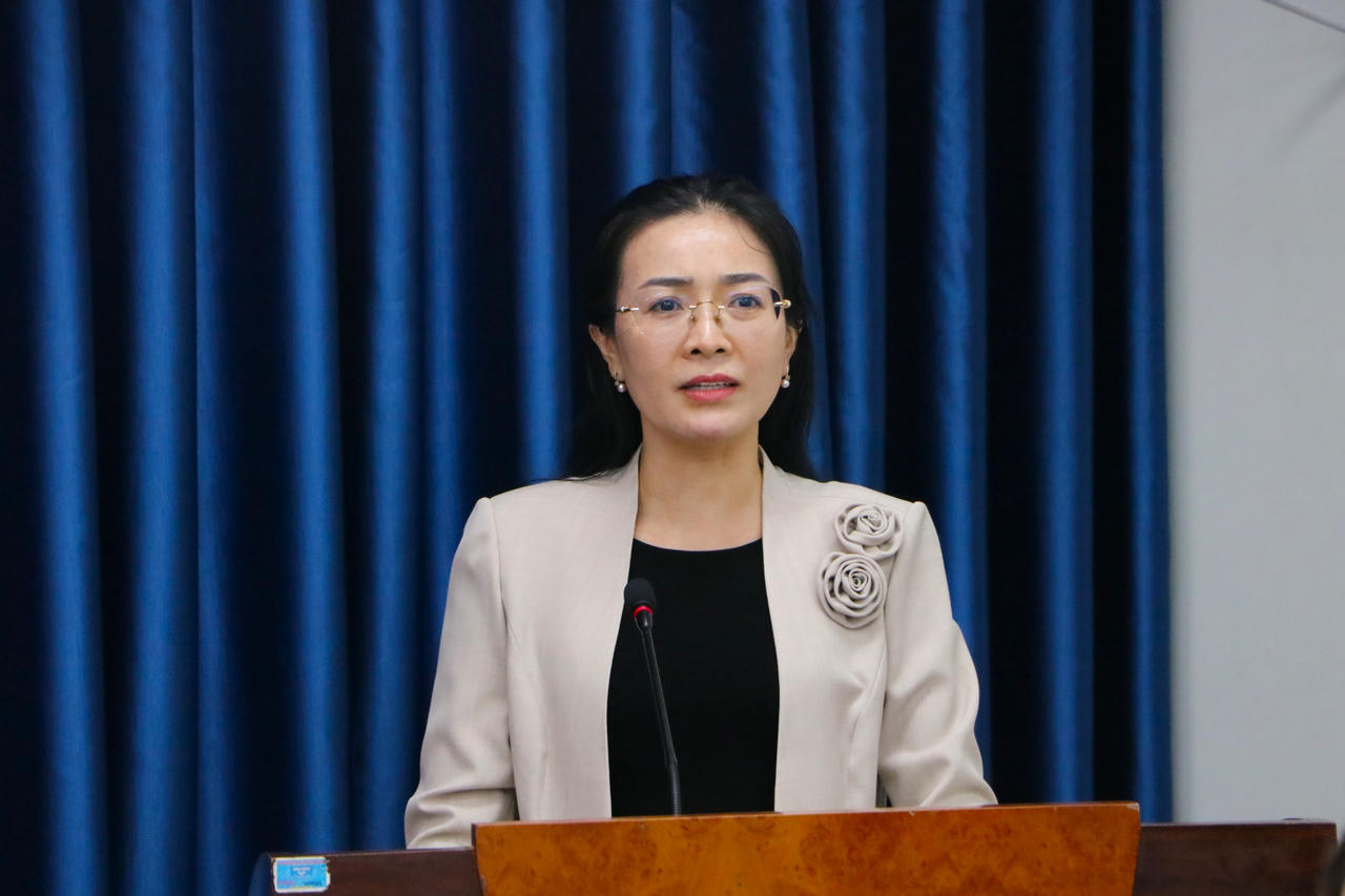 Giám đốc Sở Tư pháp tỉnh Đồng Nai Phạm Thị Bích Thủy phát biểu chỉ đạo