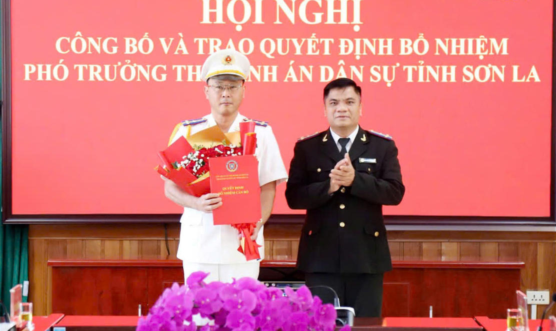 Bổ nhiệm Phó Trưởng thi hành án dân sự tỉnh Sơn La